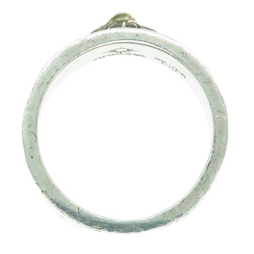 ARIZONA FREEDOM アリゾナフリーダム R-12b K18 太陽神 唐草 リング シルバー系 19号【中古】