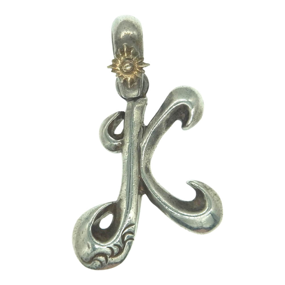 ARIZONA FREEDOM アリゾナフリーダム T-104 アルファベット K ペンダントトップ シルバー系【中古】