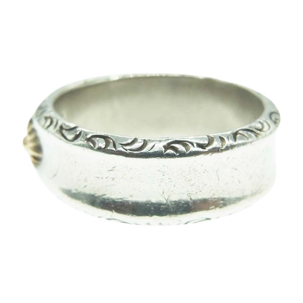 ARIZONA FREEDOM アリゾナフリーダム K18 太陽神 唐草 リング クリスマス限定 シルバー系 17.5号【中古】