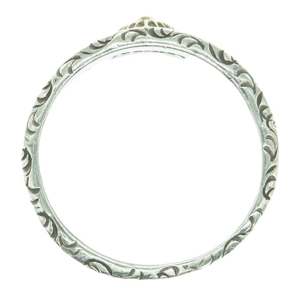 ARIZONA FREEDOM アリゾナフリーダム K18 太陽神 唐草 リング クリスマス限定 シルバー系 17.5号【中古】