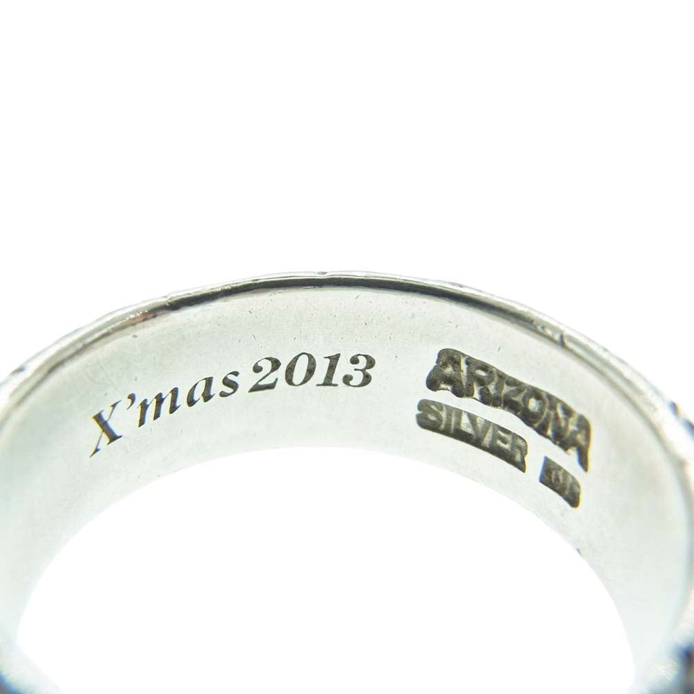 ARIZONA FREEDOM アリゾナフリーダム K18 太陽神 唐草 リング クリスマス限定 シルバー系 17.5号【中古】