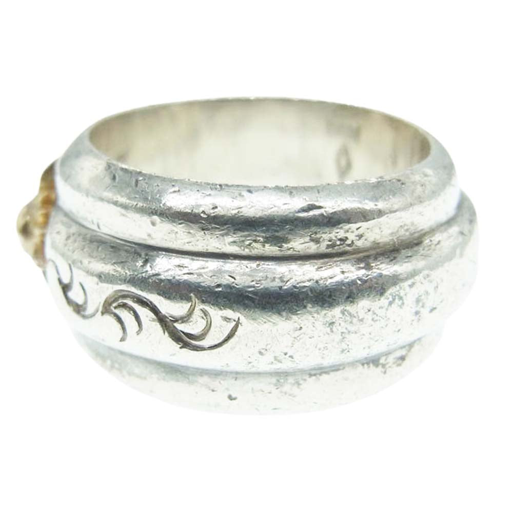 ARIZONA FREEDOM アリゾナフリーダム K18 太陽神 唐草 リング 店舗限定 シルバー系 12号【中古】