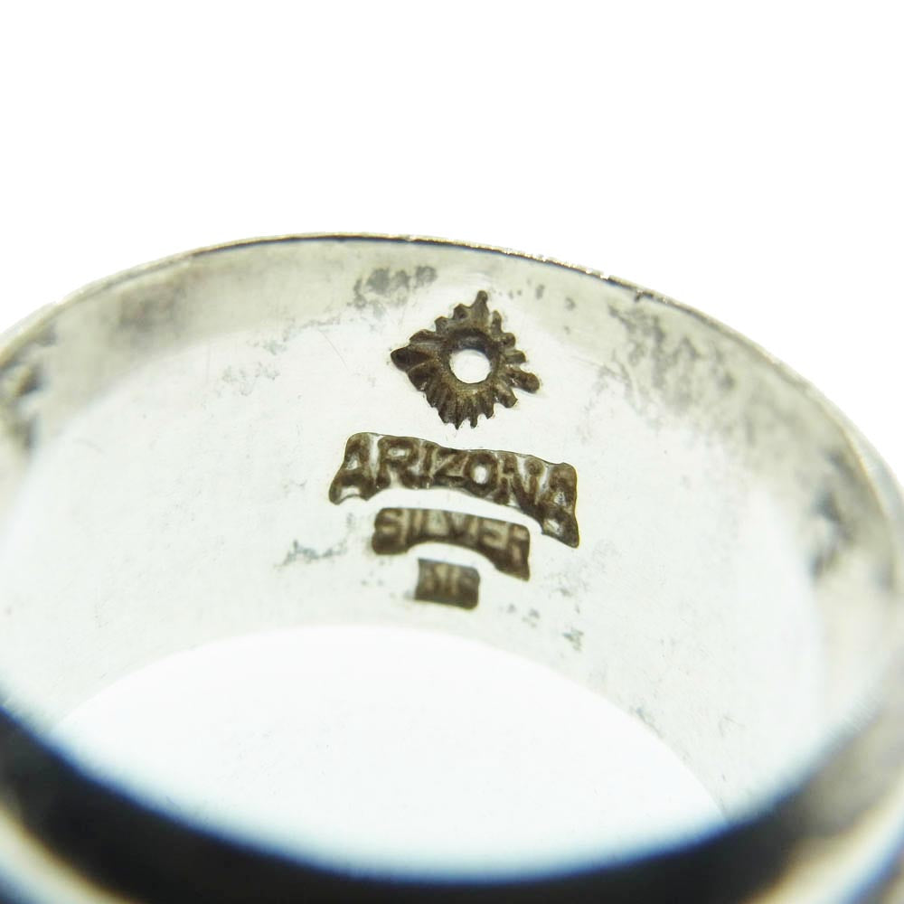 ARIZONA FREEDOM アリゾナフリーダム K18 太陽神 唐草 リング 店舗限定 シルバー系 12号【中古】