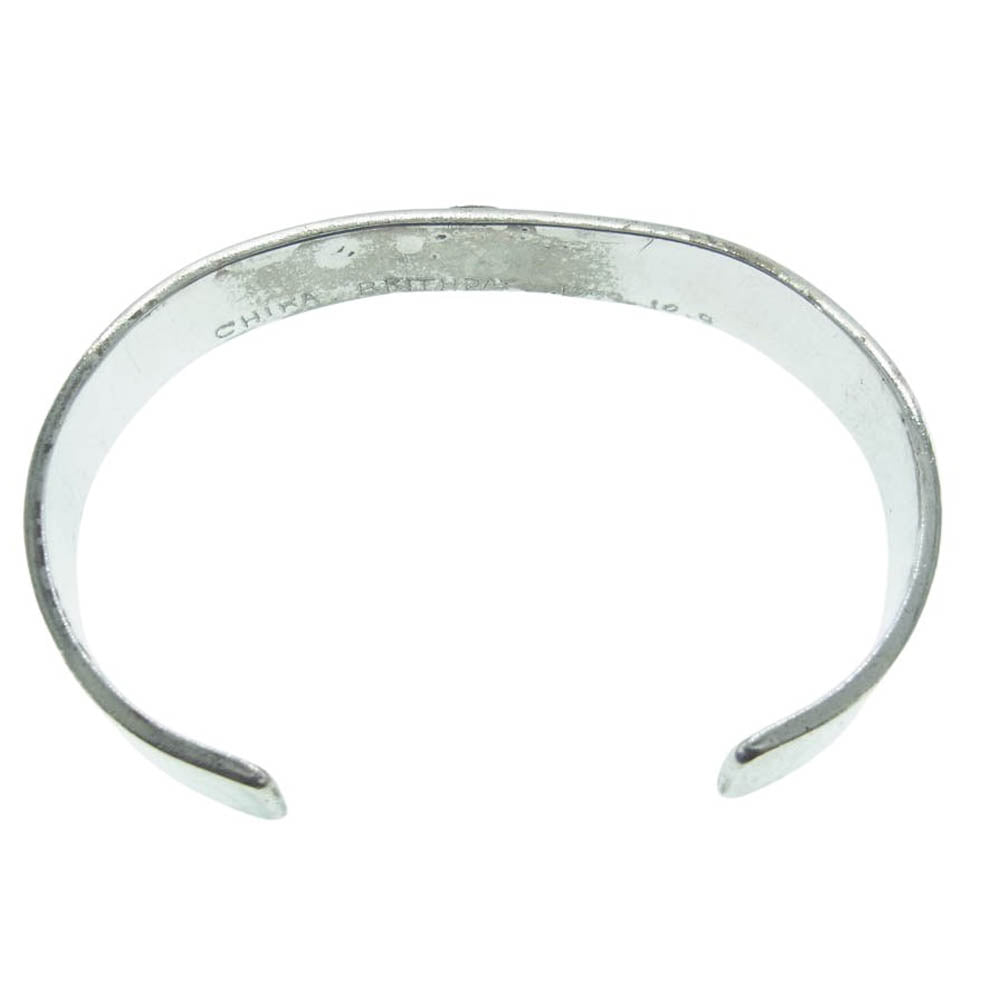 ARIZONA FREEDOM アリゾナフリーダム B-25b K18太陽神 唐草 10mm幅 バングル シルバー系【中古】