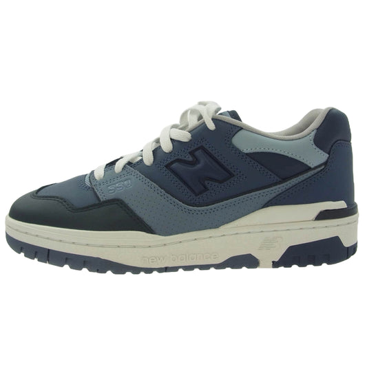 NEW BALANCE ニューバランス BB550BNB × BEAMS ビームス Exclusive 550 Navy ローカット スニーカー ブルー系 ネイビー系 26.5cm【美品】【中古】
