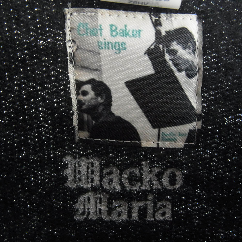 WACKO MARIA ワコマリア CHET BAKER CREW NECK SWEAT SHIRT チェット ベイカー クルーネック スウェット ブラック系 XL【極上美品】【中古】