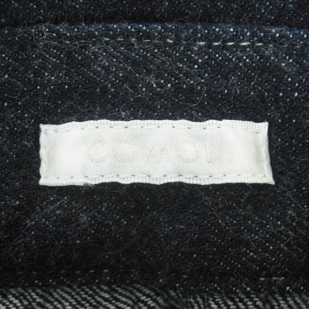 COMOLI コモリ 24AW A03-03001 デニム ベルテッド パンツ コットン 日本製 インディゴブルー系 3【中古】