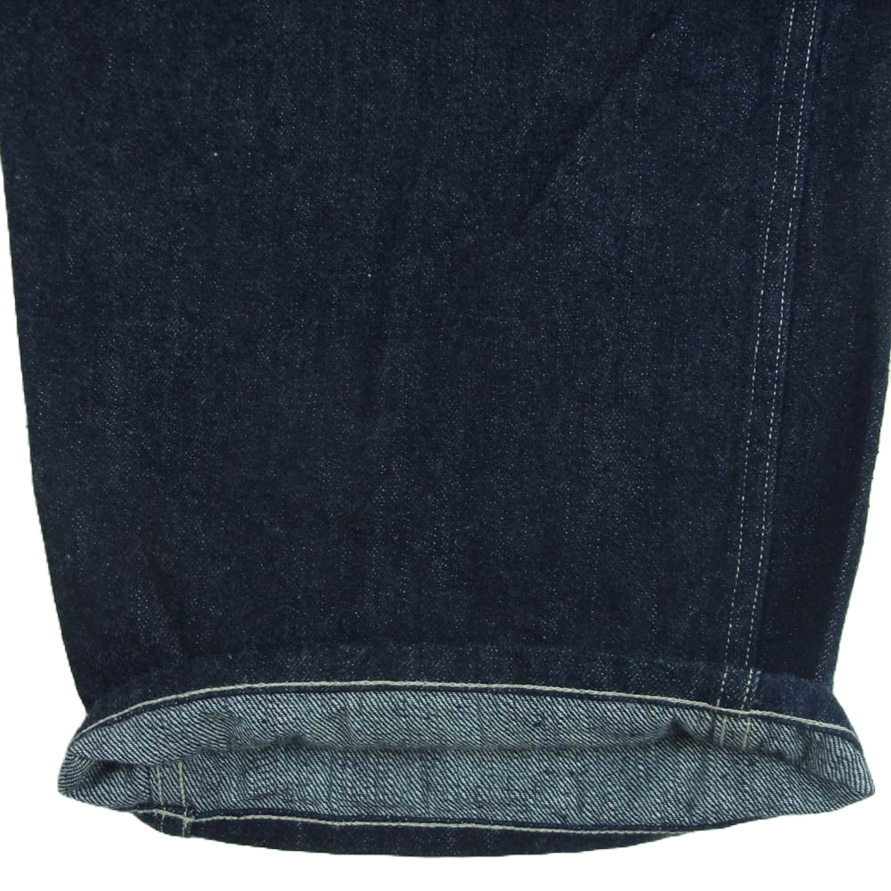 COMOLI コモリ 24AW A03-03001 デニム ベルテッド パンツ コットン 日本製 インディゴブルー系 3【中古】