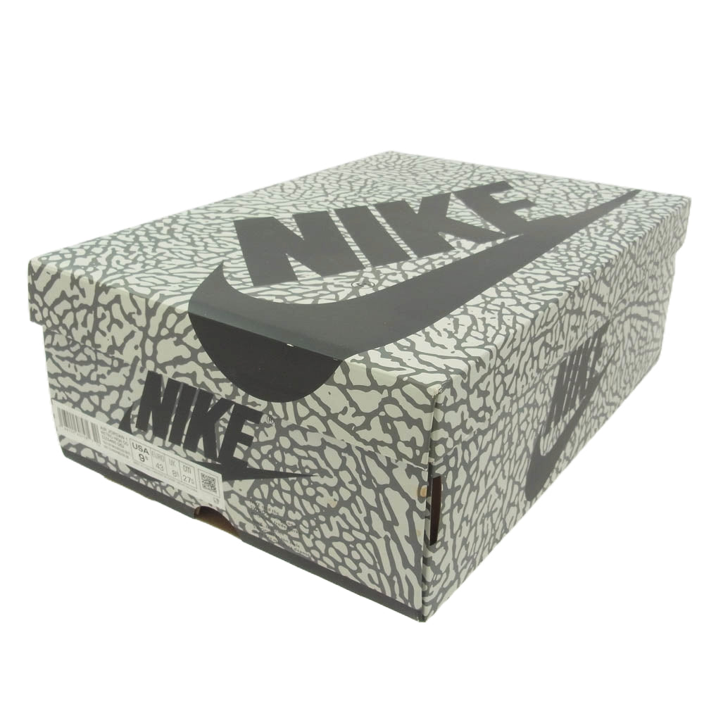 NIKE ナイキ DZ5485-052 Air Jordan 1 High OG White Cement/Safari エアジョーダン1 ハイ OG ホワイトセメント/サファリ スニーカー マルチカラー系 27.5cm【中古】