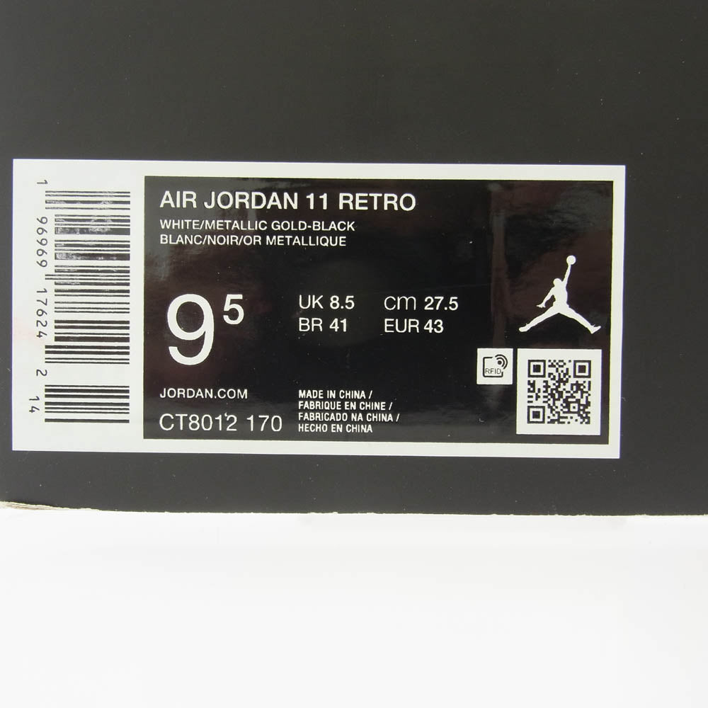 NIKE ナイキ CT8012-170 Air Jordan 11 Retro Gratitude エアジョーダン11 レトロ グラティテュード スニーカー ブラック系 ホワイト系 27.5cm【中古】