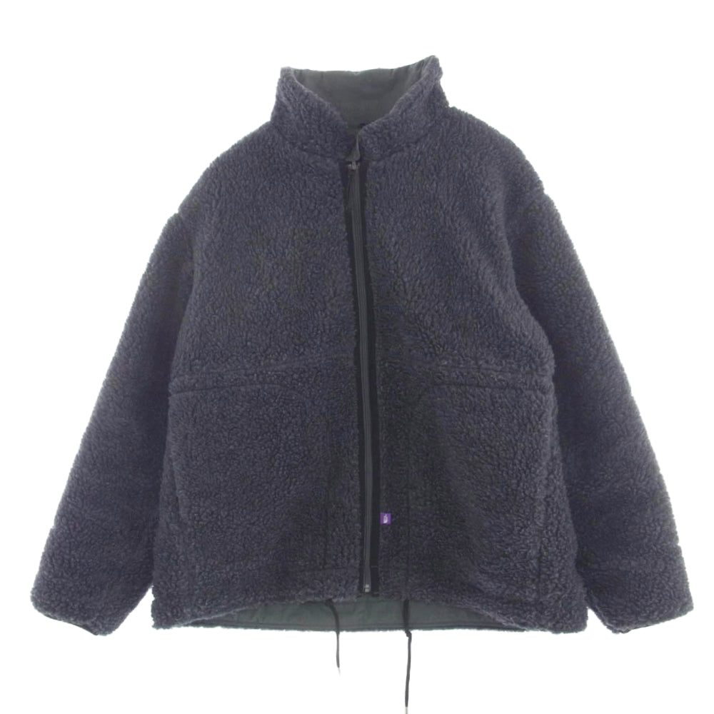 THE NORTH FACE ノースフェイス NA2352N PURPLE LABEL パープルレーベル リバーシブル ボア ジャケット グレー系 ダークグレー系 XL【中古】