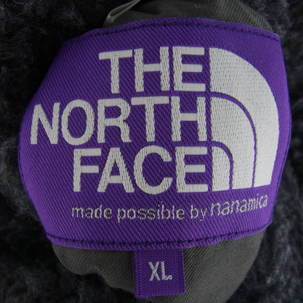 THE NORTH FACE ノースフェイス NA2352N PURPLE LABEL パープルレーベル リバーシブル ボア ジャケット グレー系 ダークグレー系 XL【中古】