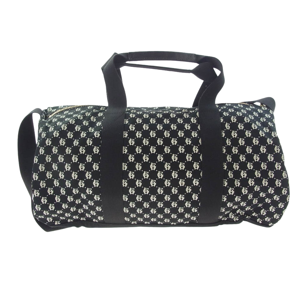 GLADHAND & Co. グラッドハンド × SPEAKEASY スピークイージー 総柄 ボストン バッグ ブラック系【極上美品】【中古】