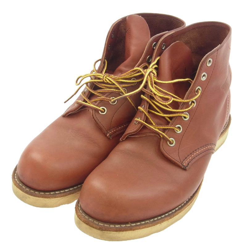 RED WING レッドウィング 8166 Classic Round クラシック ラウンド ワーク ブーツ レッド系 エンジ系 26.5cm【中古】