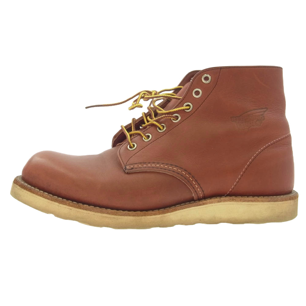 RED WING レッドウィング 8166 Classic Round クラシック ラウンド ワーク ブーツ レッド系 エンジ系 26.5cm【中古】