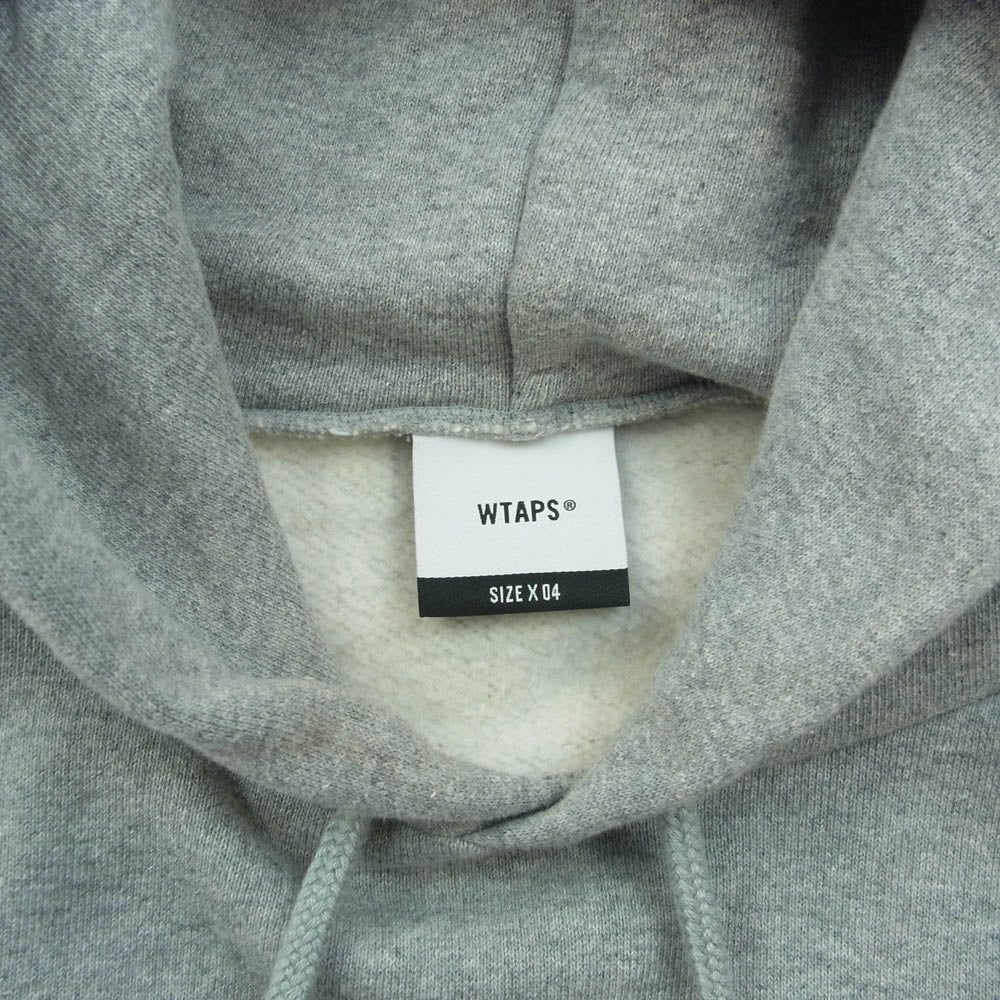 WTAPS ダブルタップス INGREDIENTS HOODY COTTON フーディ スウェット シャツ グレー系 SIZE X04【中古】