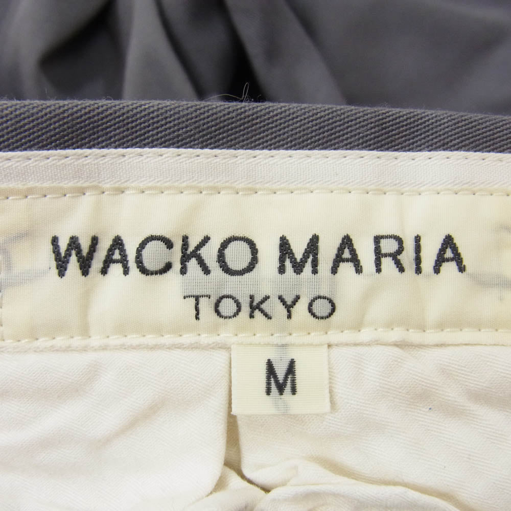 WACKO MARIA ワコマリア 22AW コットン ワーク パンツ グレー系 M【中古】