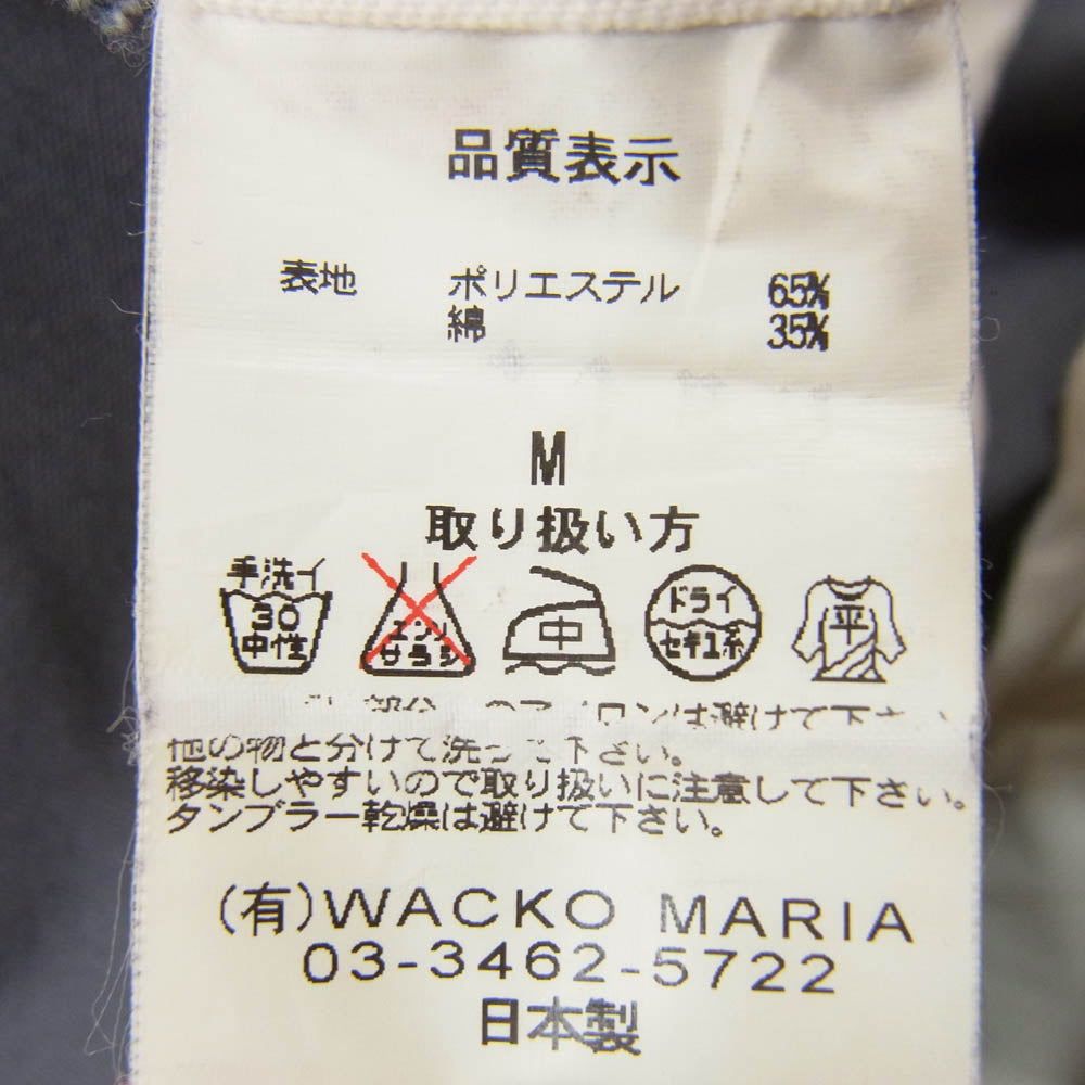 WACKO MARIA ワコマリア 22AW コットン ワーク パンツ グレー系 M【中古】