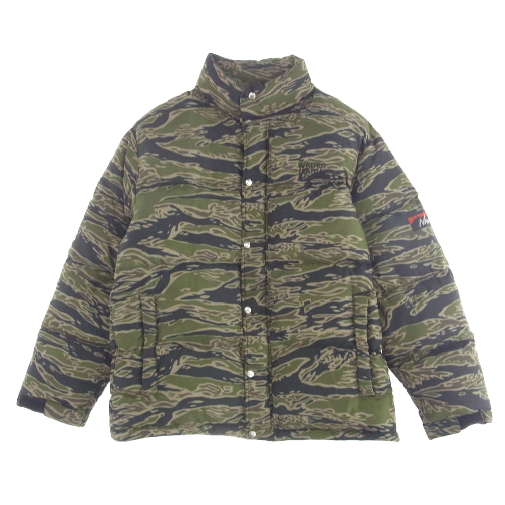 WACKO MARIA ワコマリア 20AW × NANGA ナンガ TIGERCAMO DOWN JACKET タイガー カモ ダウン ジャケット マルチカラー系【中古】