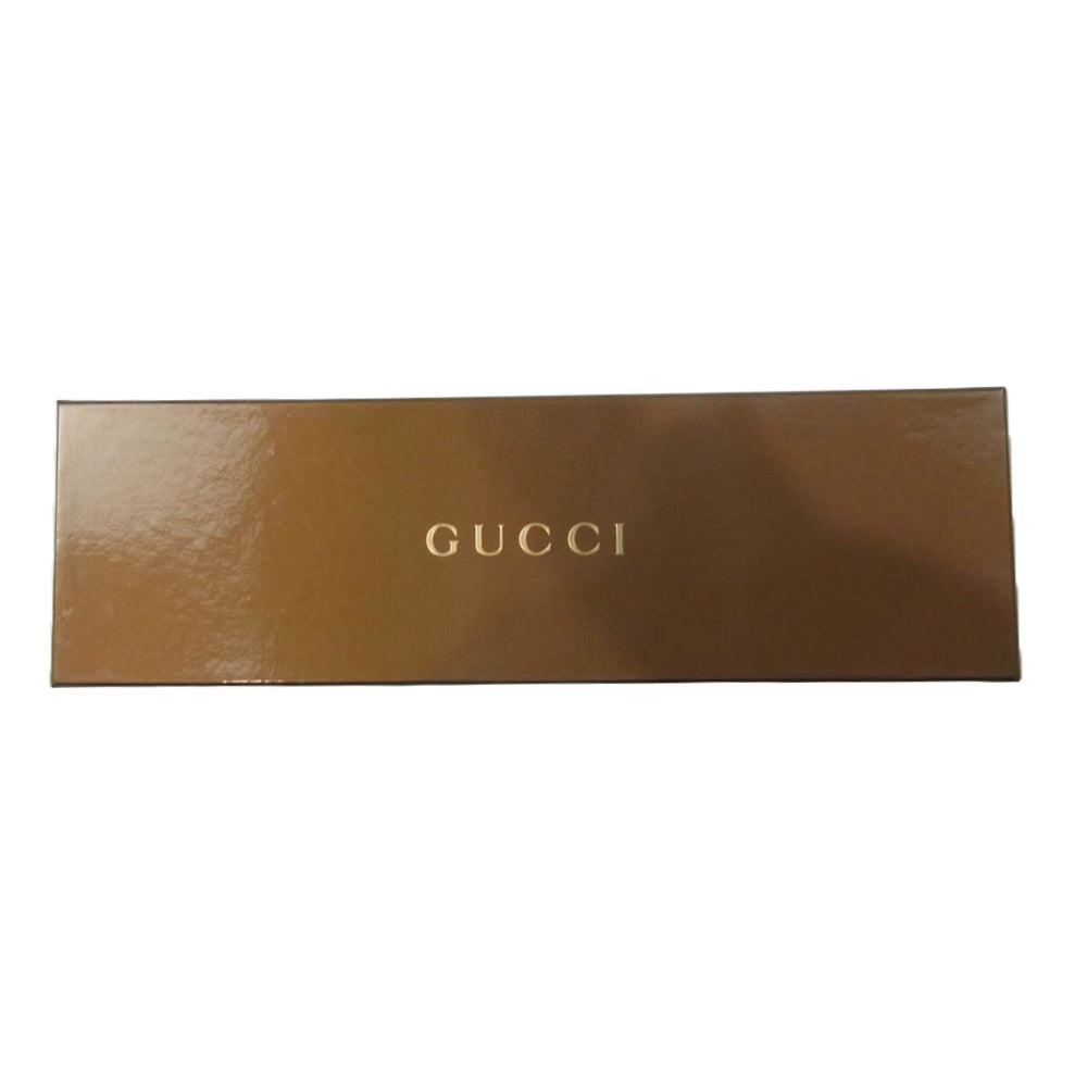 GUCCI グッチ シルク 100％ GG柄 ネクタイ 総柄 ネイビー系【中古】