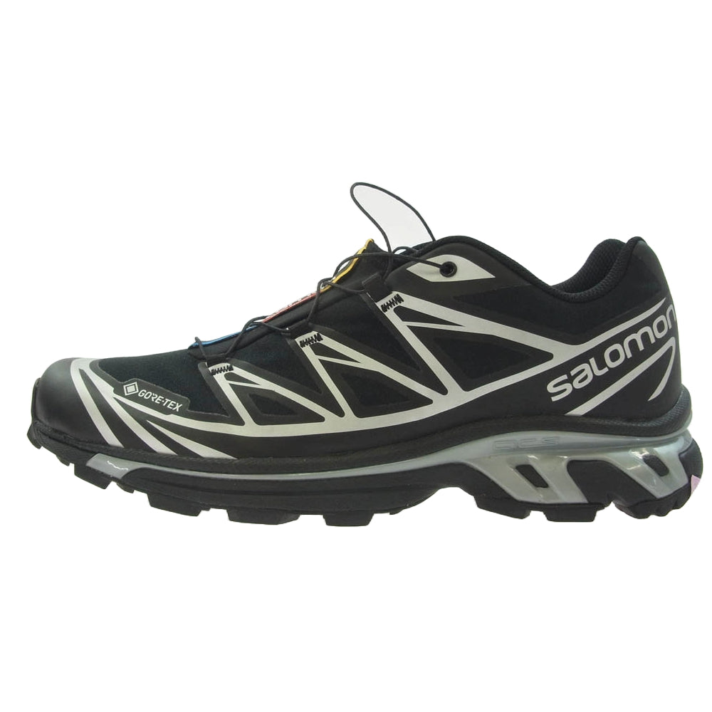 salomon サロモン 474506 XT-6 GTX ゴアテックス ローカット スニーカー ブラック系 27.5cm【中古】