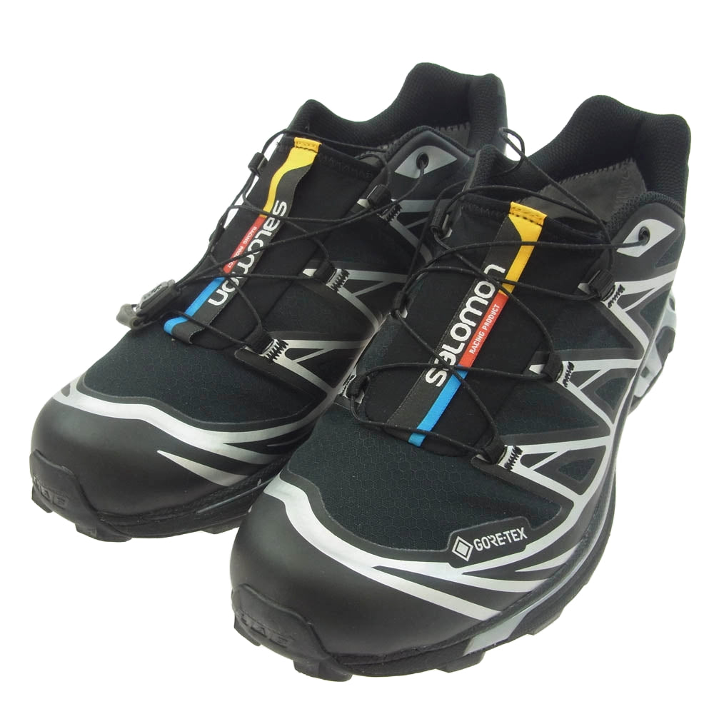 salomon サロモン 474506 XT-6 GTX ゴアテックス ローカット スニーカー ブラック系 27.5cm【中古】