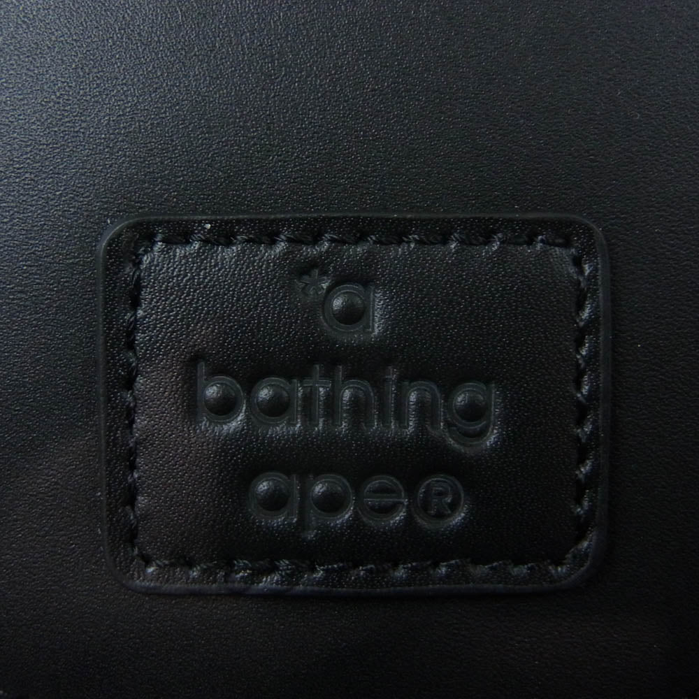 A BATHING APE アベイシングエイプ BABY MILO CRYSTAL STONE SHOULDER BAG クリスタル ラインストーン ショルダー バッグ ブラック系【中古】