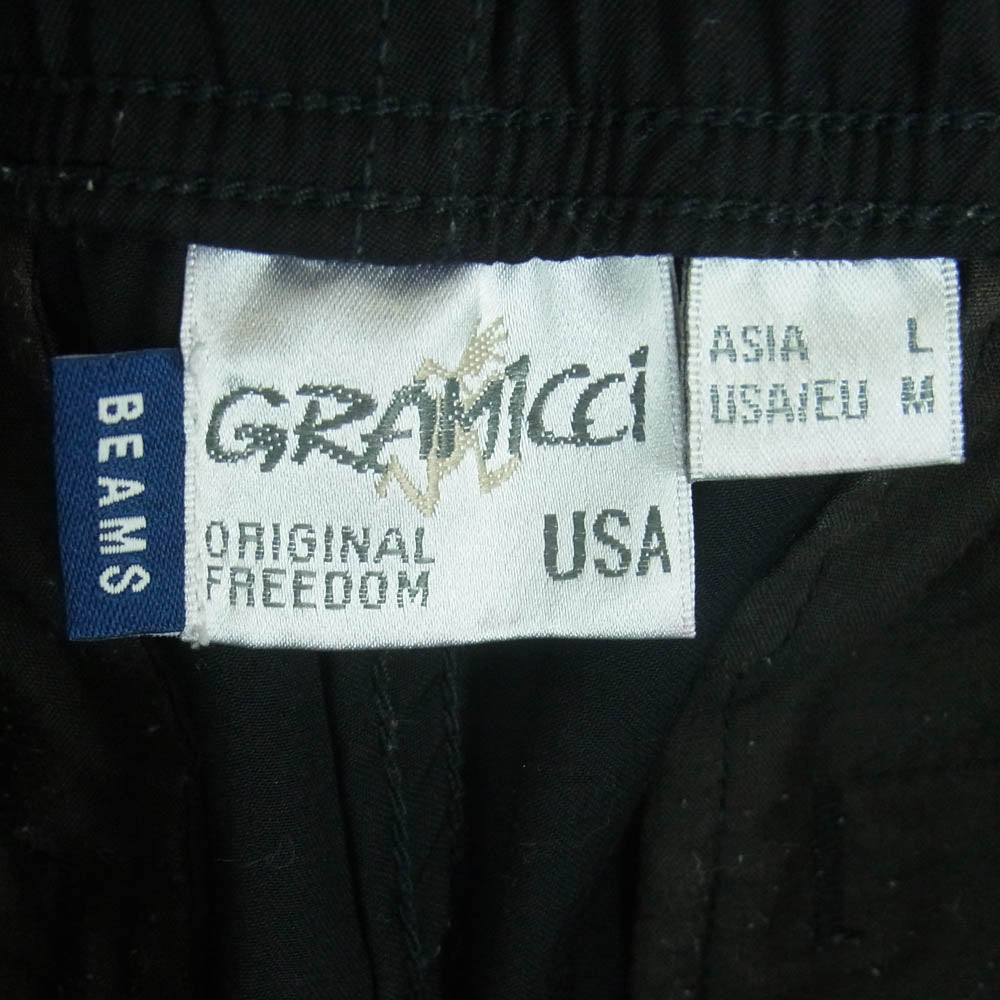 Gramicci グラミチ GMP-19F1111 BEAMS ビームス別注 ストレッチ クライミング イージー パンツ ブラック系 L【中古】