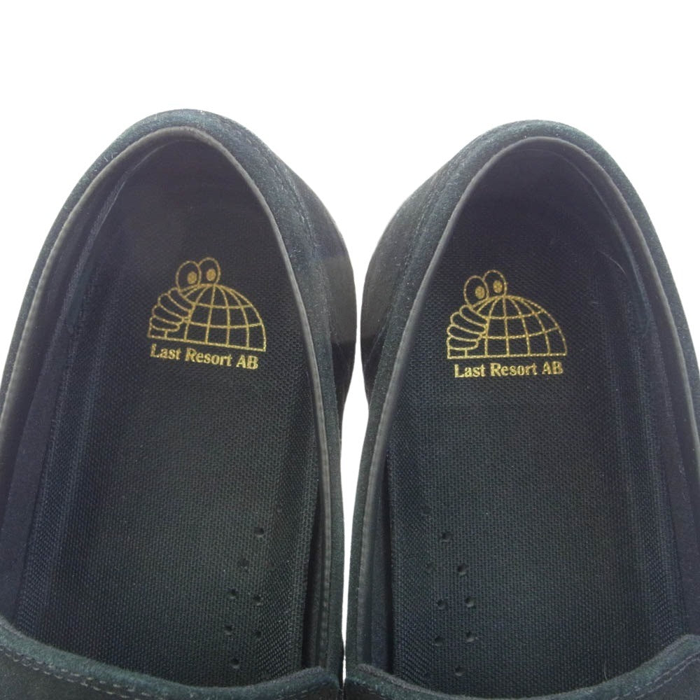 ラストリゾートエービー VM005-SUEDE タッセル ローファー スエード スニーカー ブラック系 28.5cm【新古品】【未使用】【中古】