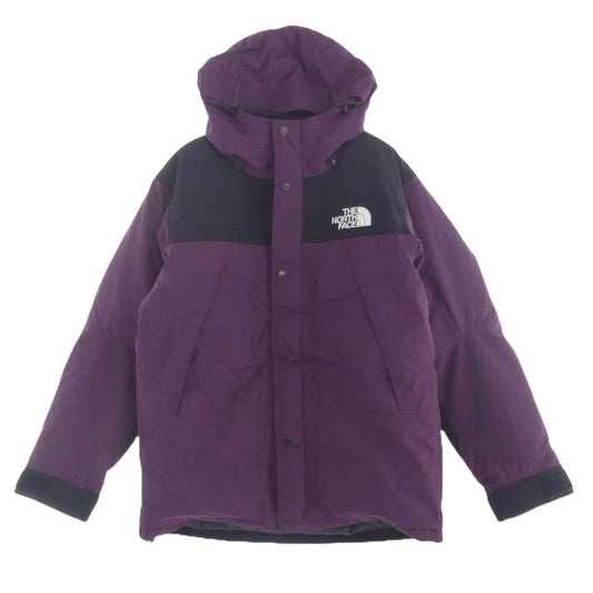 THE NORTH FACE ノースフェイス ND91930 Mountain Down Jacket マウンテン ダウン ジャケット パープル ブラック系 パープル系 L【美品】【中古】