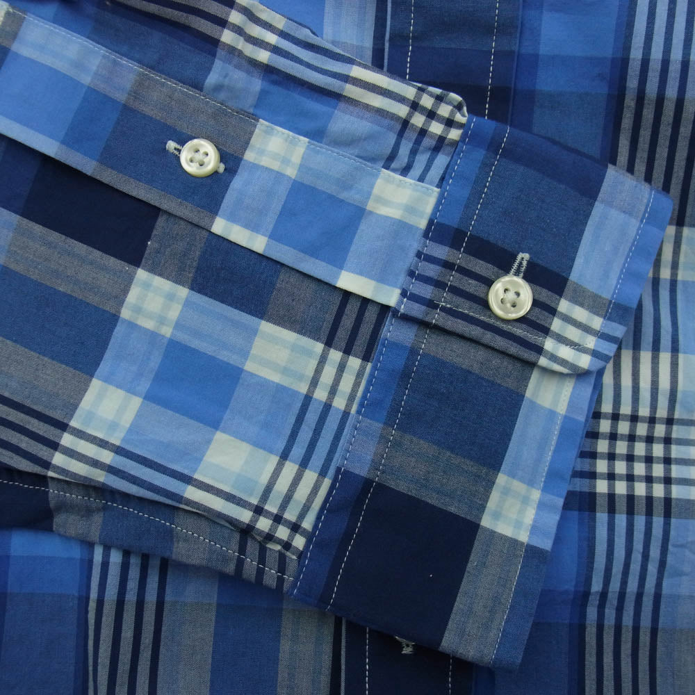 POLO RALPH LAUREN ポロ・ラルフローレン CLASSIC FIT クラシック フィット ギンガムチェック 長袖 シャツ ブルー系 XXL【中古】