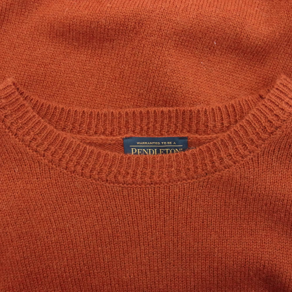 PENDLETON ペンドルトン シェットランドウール ニット セーター レッド系 XL【中古】