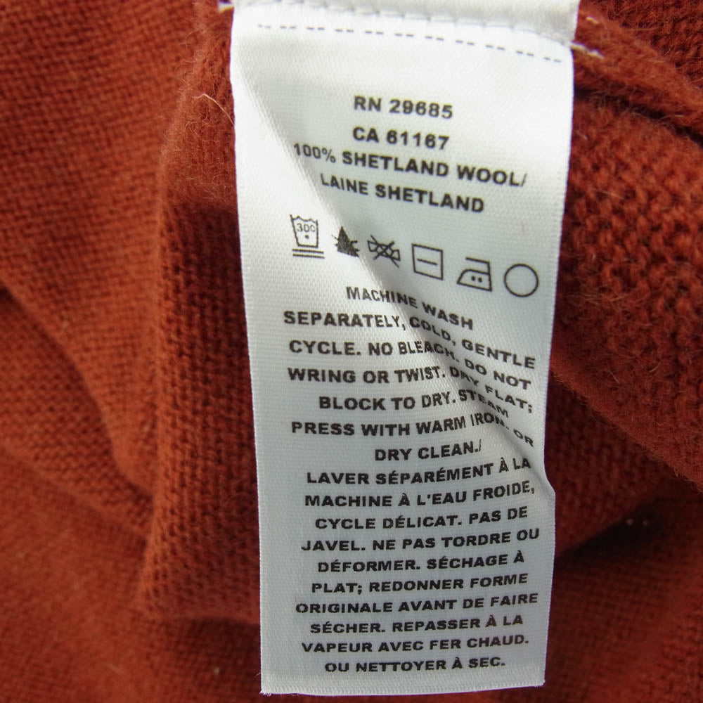PENDLETON ペンドルトン シェットランドウール ニット セーター レッド系 XL【中古】