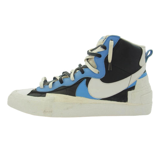 NIKE ナイキ BV0072-001 × sacai サカイ BLAZER MID BLACK  BLUE ブレーザー ミッド ブラック ブルー スニーカー ブラック系 ホワイト系 ブルー系 30cm【中古】
