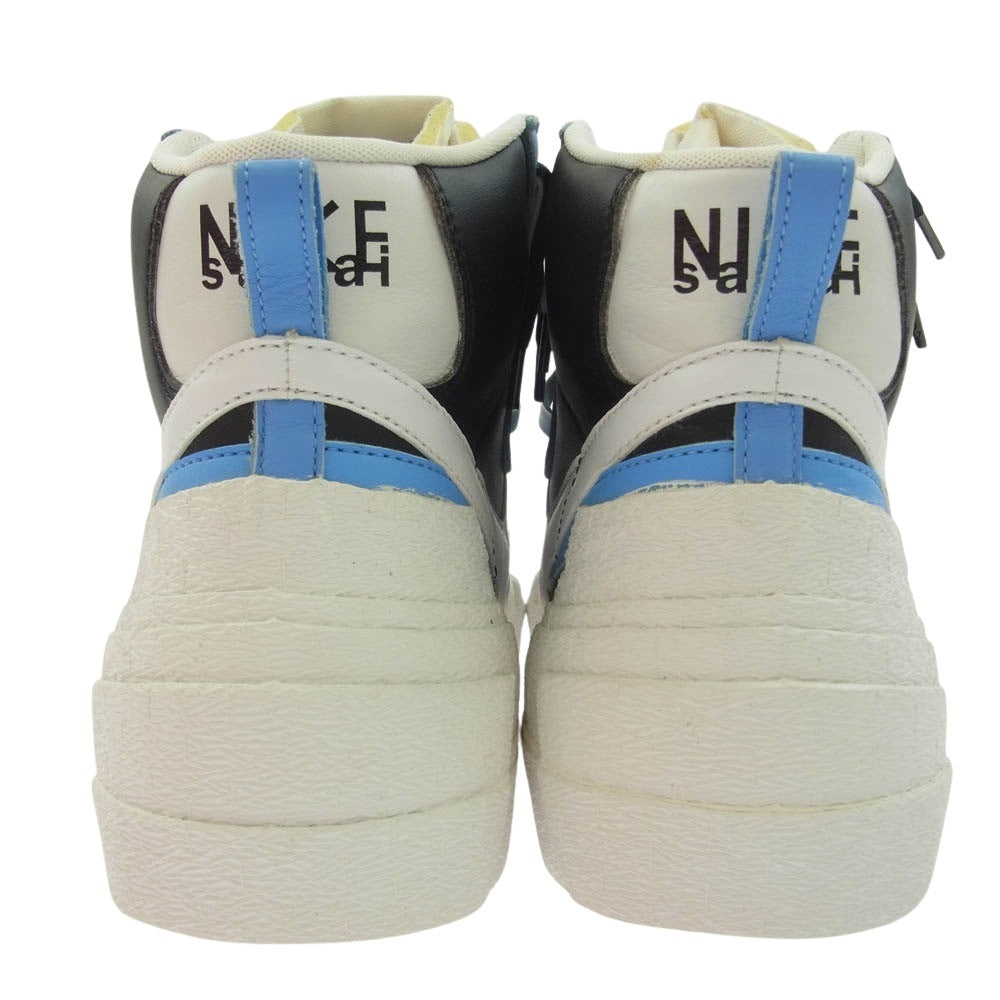 NIKE ナイキ BV0072-001 × sacai サカイ BLAZER MID BLACK  BLUE ブレーザー ミッド ブラック ブルー スニーカー ブラック系 ホワイト系 ブルー系 30cm【中古】