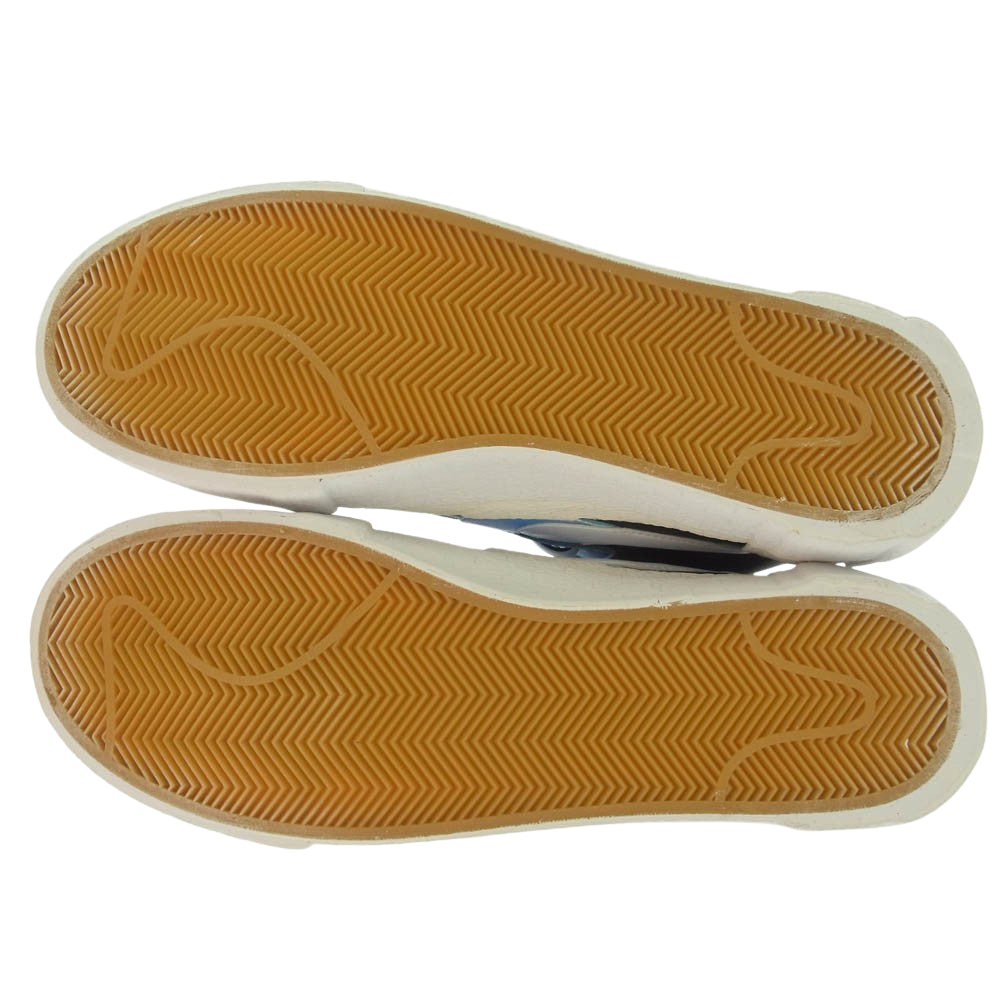 NIKE ナイキ BV0072-001 × sacai サカイ BLAZER MID BLACK  BLUE ブレーザー ミッド ブラック ブルー スニーカー ブラック系 ホワイト系 ブルー系 30cm【中古】