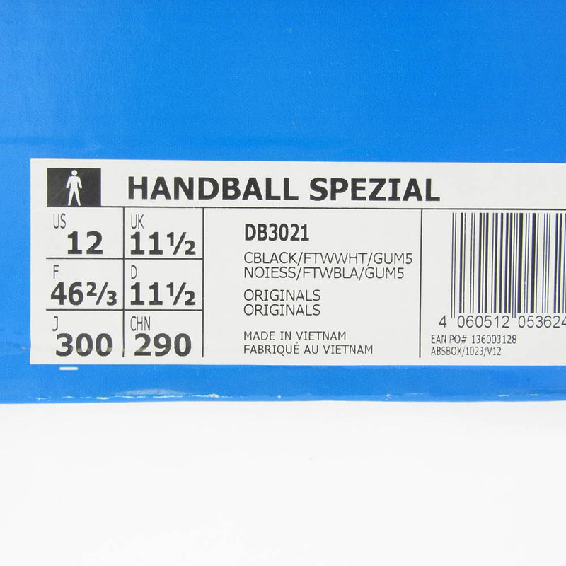 adidas アディダス DB3021 Handball Spezial Shoes ハンドボール スペツィアル シューズ スニーカー ブラック系 ホワイト系 30cm【新古品】【未使用】【中古】