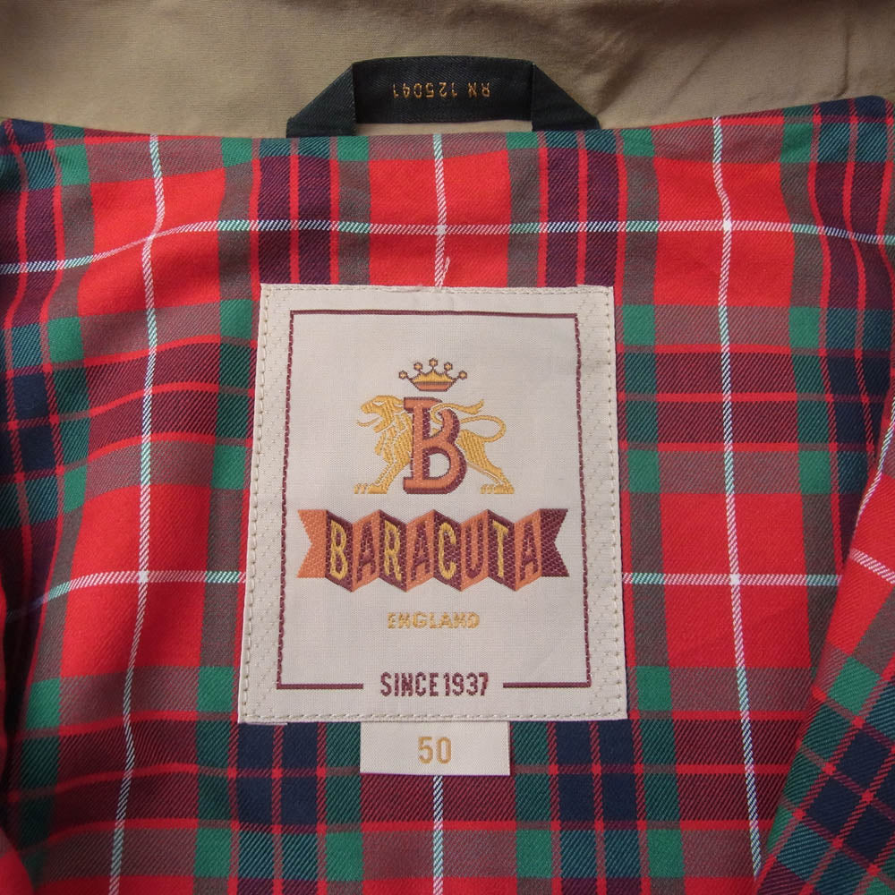 BARACUTA バラクータ 英国製 000339 G9 ハリントン ジャケット ベージュ系 50【中古】