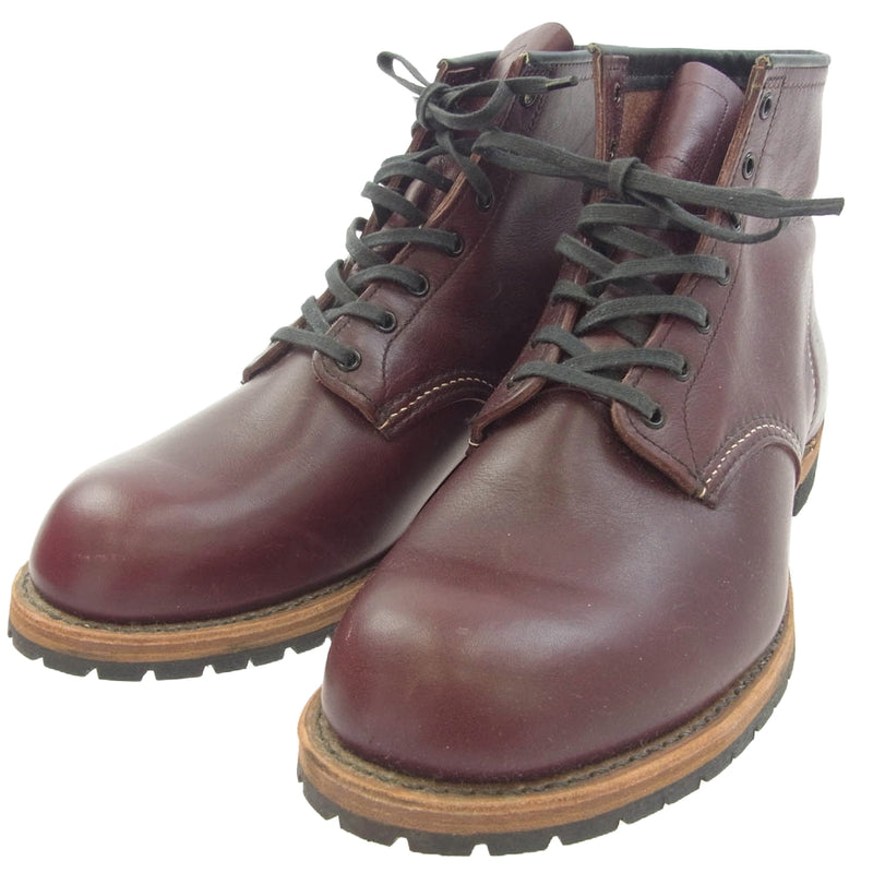 RED WING レッドウィング 9011 BECKMAN ベックマン レースアップ ワーク ブーツ ワインレッド系 28.5cm【中古】