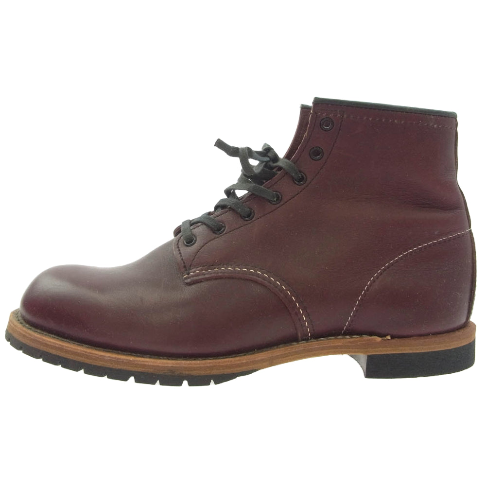 RED WING レッドウィング 9011 BECKMAN ベックマン レースアップ ワーク ブーツ ワインレッド系 28.5cm【中古】