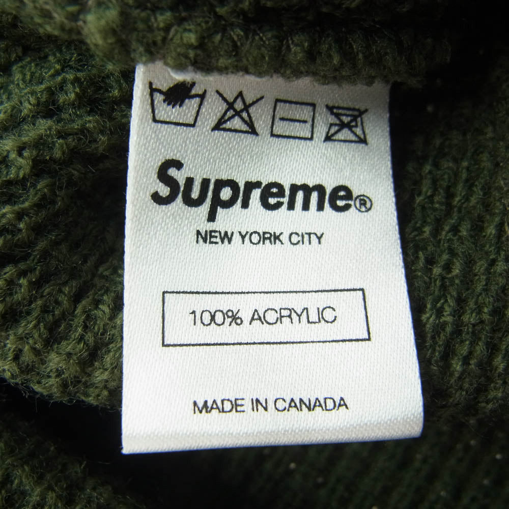 Supreme シュプリーム Rust Oleum Beanie ラスト オリウム ビーニー ニット キャップ カーキ系【中古】