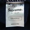 Supreme シュプリーム Big Logo Beanie ビッグ ロゴ ニット キャップ ネイビー系【中古】