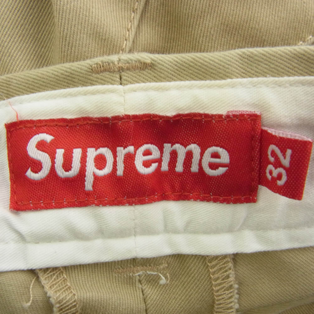 Supreme シュプリーム チノ ワーク パンツ ベージュ系 32【中古】