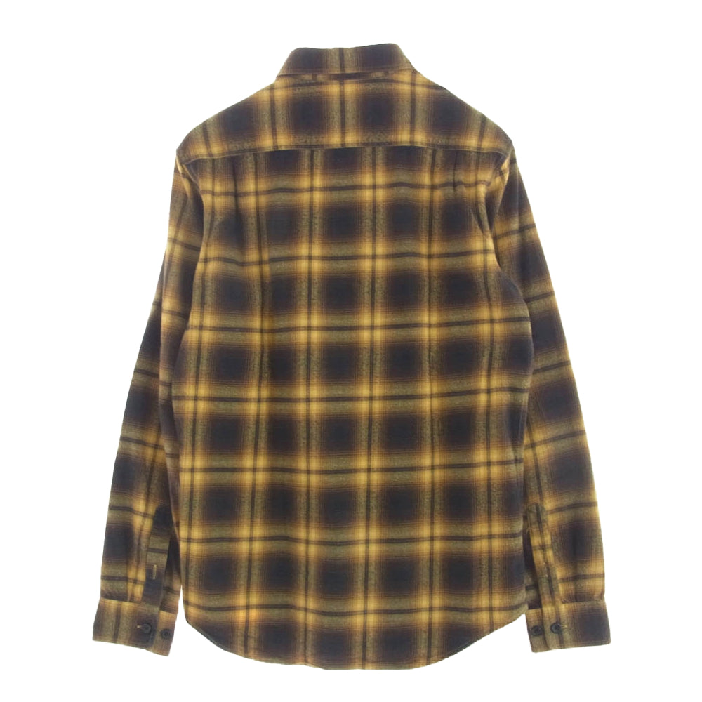 Supreme シュプリーム Hombre Plaid Flannel Shirt オンブレチェック フランネル 長袖 シャツ マルチカラー系 M【中古】