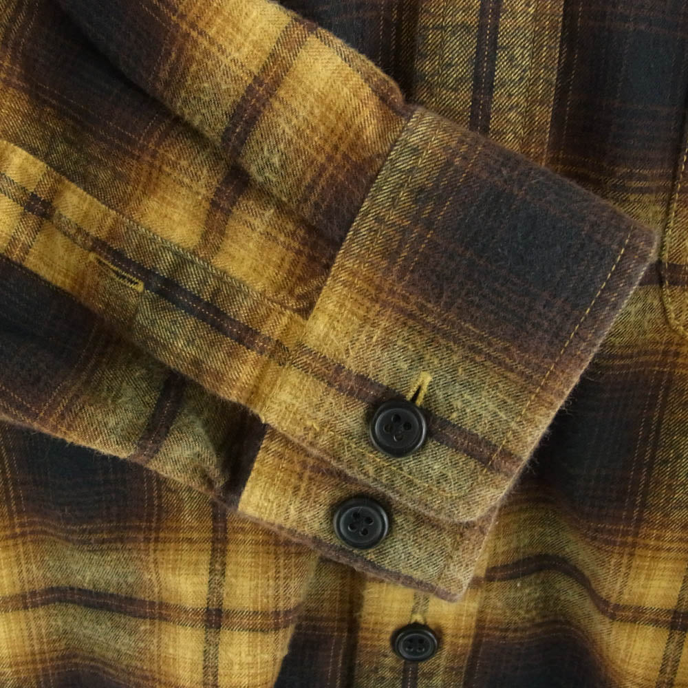 Supreme シュプリーム Hombre Plaid Flannel Shirt オンブレチェック フランネル 長袖 シャツ マルチカラー系 M【中古】
