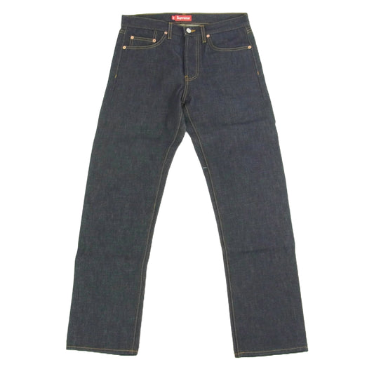 Supreme シュプリーム Rigid Slim Jean リジット スリム ジーンズ デニム パンツ 32【美品】【中古】