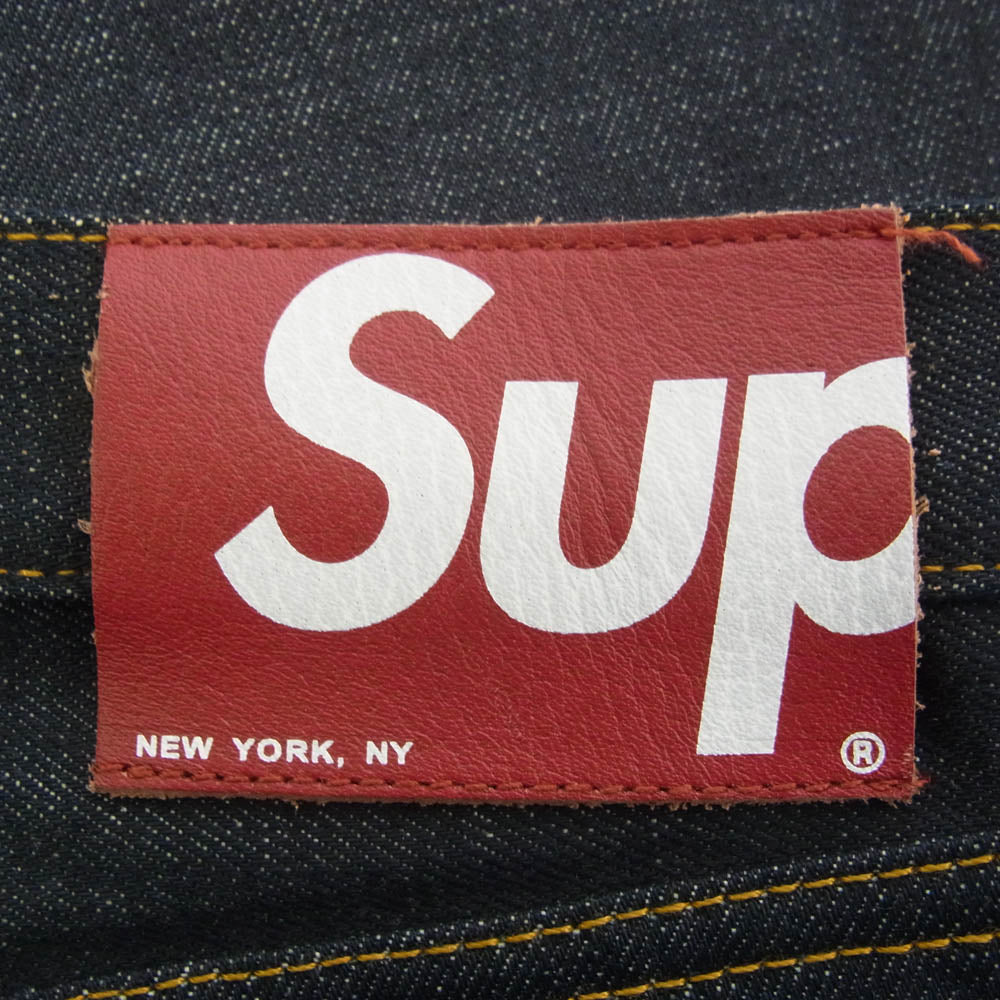 Supreme シュプリーム Rigid Slim Jean リジット スリム ジーンズ デニム パンツ 32【美品】【中古】