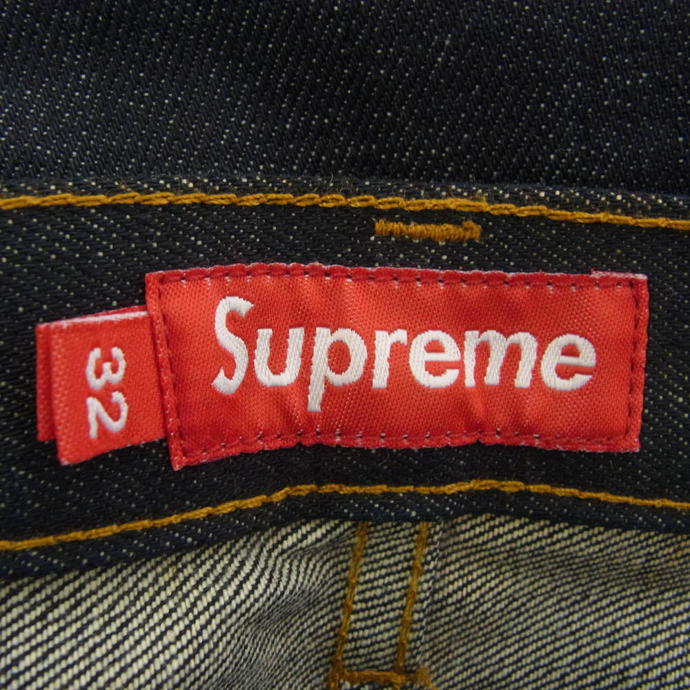 Supreme シュプリーム Rigid Slim Jean リジット スリム ジーンズ デニム パンツ 32【美品】【中古】