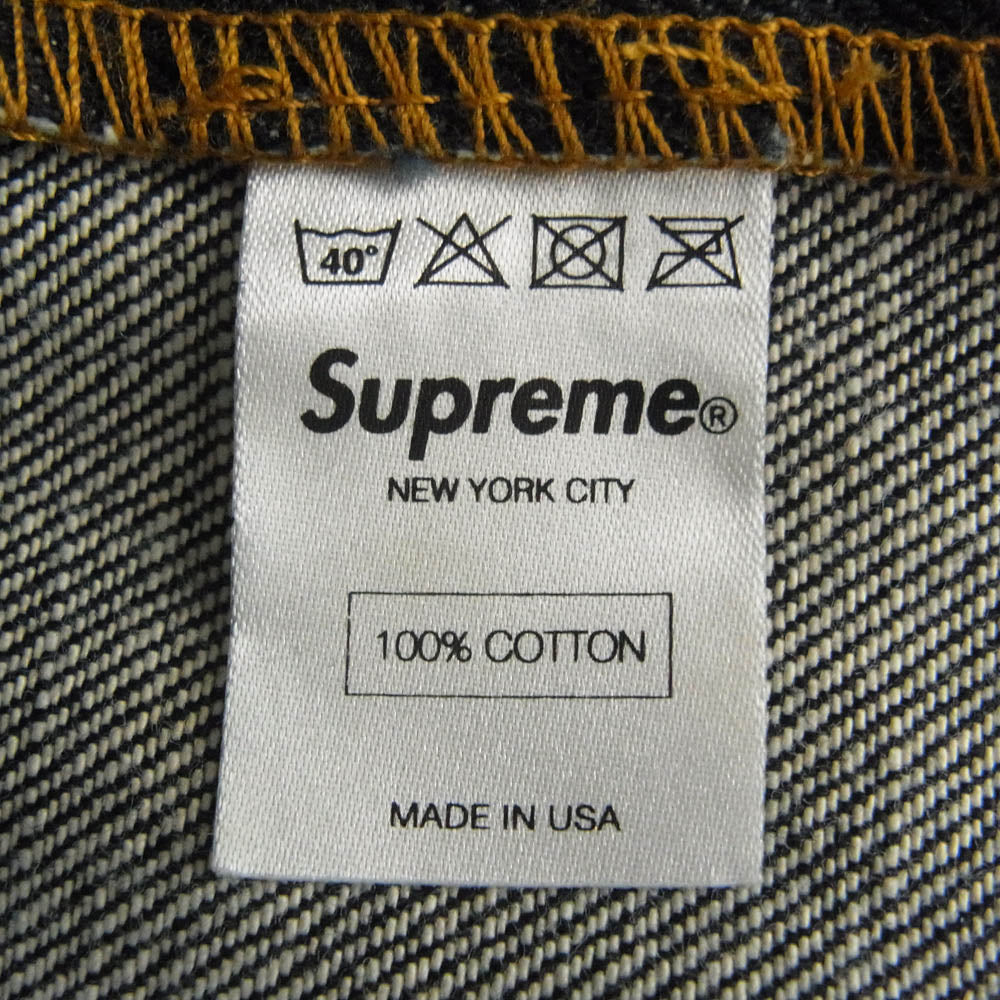 Supreme シュプリーム Rigid Slim Jean リジット スリム ジーンズ デニム パンツ 32【美品】【中古】