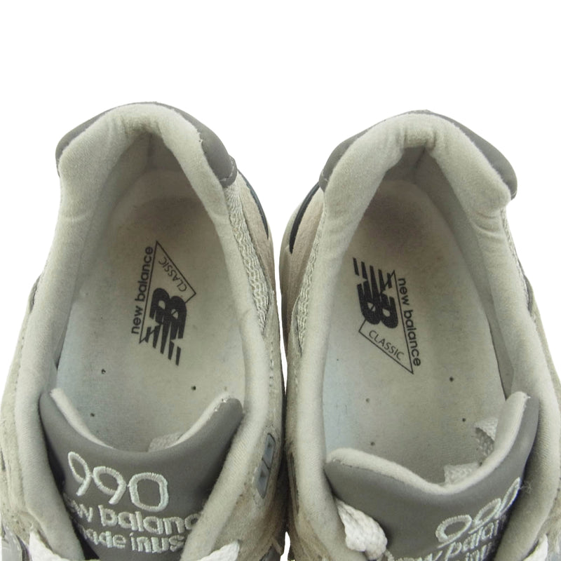 NEW BALANCE ニューバランス M990GY2 USA製 990V2 スエード メッシュ 